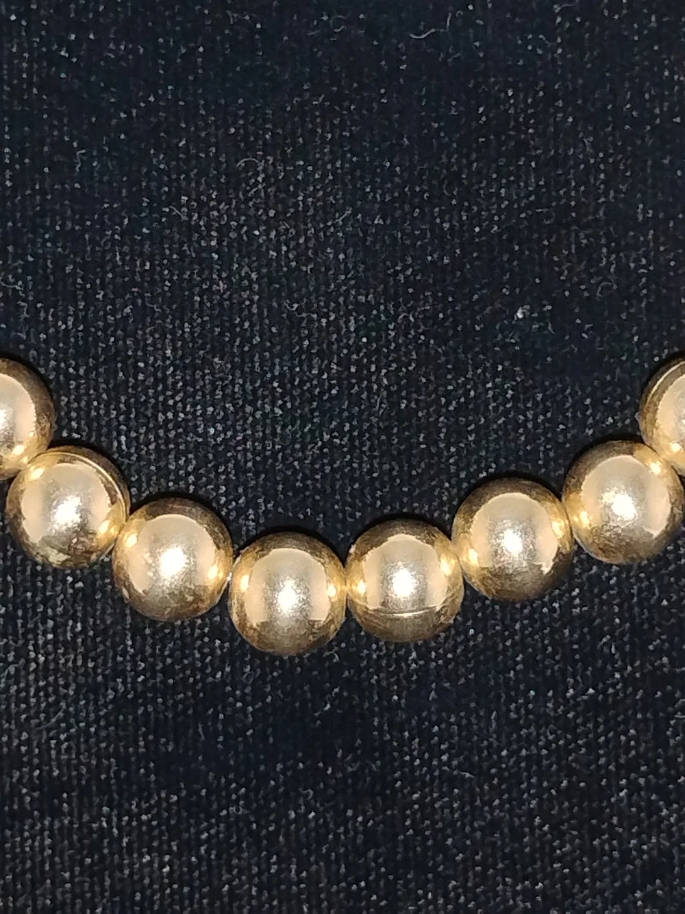 Classic Gold Bead Necklace - Elegant Women's Jewelry